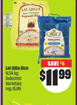 Chalo FreshCo Lal Qilla Rice 4.54 kg Selected Varieties offer