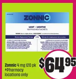 Chalo FreshCo Zonnic 4 mg 120 pk offer