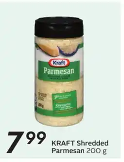 Sobeys KRAFT Shredded Parmesan offer