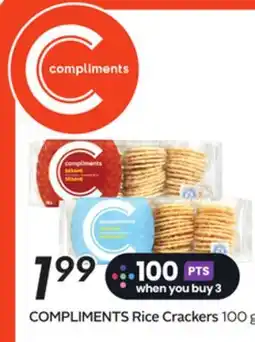 Sobeys COMPLIMENTS Rice Crackers offer
