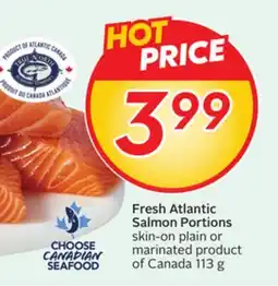 Sobeys Fresh Atlantic Salmon Portions offer