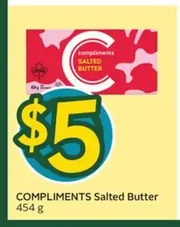 Sobeys COMPLIMENTS Salted Butter offer