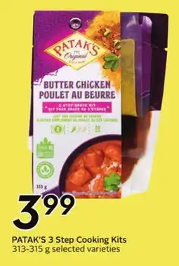 Sobeys PATAK'S 3 Step Cooking Kits offer