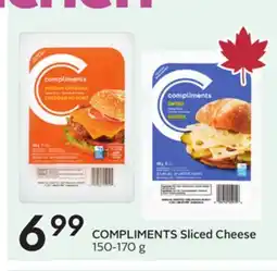 Sobeys COMPLIMENTS Sliced Cheese offer