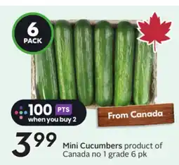 Sobeys Mini Cucumbers offer