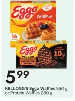 Sobeys KELLOGG'S Eggo Waffles offer