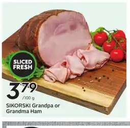 Sobeys SIKORSKI Grandpa or Grandma Ham offer