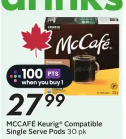 Sobeys MCCAFÉ Keurig Compatible Single Serve Pods offer