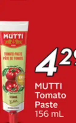 Sobeys MUTTI Tomato Paste offer