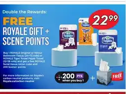 Sobeys ROYALE Original or Velour Bathroom Tissue offer
