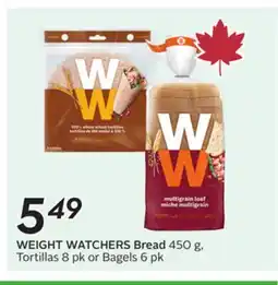 Sobeys WEIGHT WATCHERS Bread offer