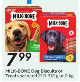 Sobeys MILK-BONE Dog Biscuits or Treats offer