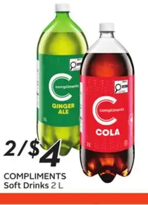 Sobeys COMPLIMENTS Soft Drinks offer