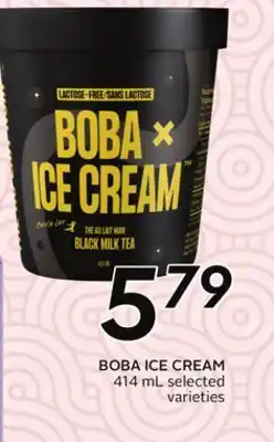 Sobeys BOBA ICE CREAM offer