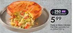 Sobeys Made In Store Chicken Pot Pies offer