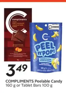 Sobeys COMPLIMENTS Peelable Candy offer