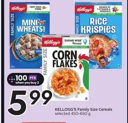 Sobeys KELLOGG'S Family Size Cereals offer