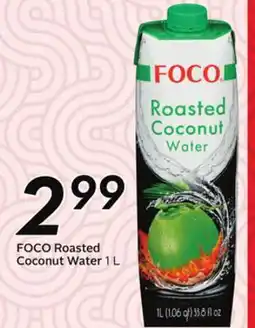 Sobeys FOCO Roasted Coconut Water offer