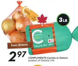 Sobeys COMPLIMENTS Carrots offer