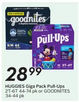 Sobeys HUGGIES Giga Pack Pull-Ups offer