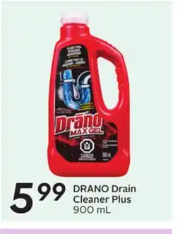 Sobeys DRANO Drain Cleaner Plus offer