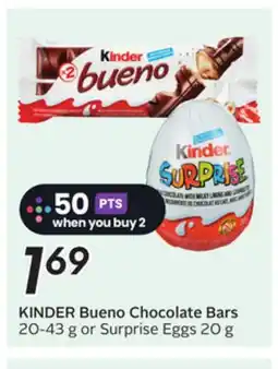 Sobeys KINDER Bueno Chocolate Bars offer
