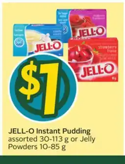 Sobeys JELL-O Instant Pudding offer