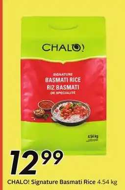 Sobeys CHALO! Signature Basmati Rice offer