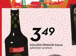 Sobeys GOLDEN DRAGON Sauce offer