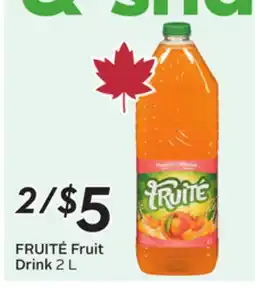 Sobeys FRUITÉ Fruit Drink offer