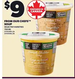 Loblaws FROM OUR CHEFS SOUP, 700 ML offer