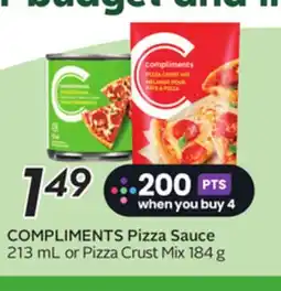 Sobeys COMPLIMENTS Pizza Sauce offer