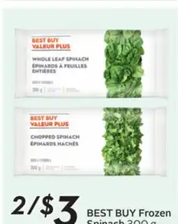 Sobeys BEST BUY Frozen Spinach offer