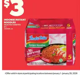 Loblaws INDOMIE INSTANT NOODLES, 5'S offer