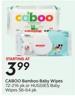 Sobeys CABOO Bamboo Baby Wipes offer
