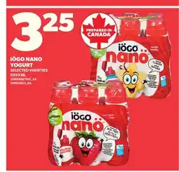 Loblaws iÖGO NANO YOGURT, 6X93 ML offer