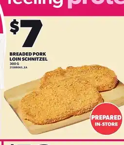 Loblaws BREADED PORK LOIN SCHNITZEL, 300 G offer