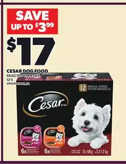 Loblaws CESAR DOG FOOD, 12'S offer