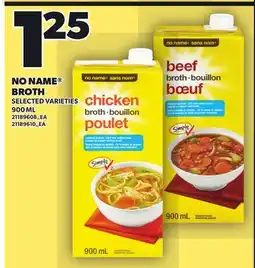 Loblaws NO NAME BROTH, 900 ML offer