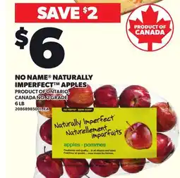 Loblaws NO NAME NATURALLY IMPERFECT APPLES, 6 LB offer