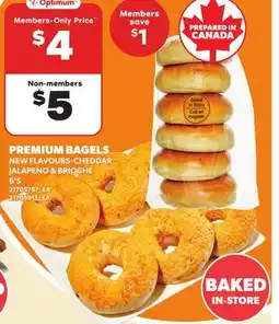 Loblaws PREMIUM BAGELS, 6'S offer
