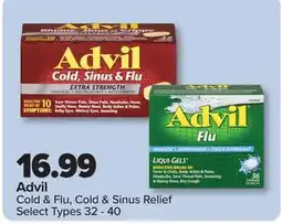 PharmaChoice Advil Cold & Flu, Cold & Sinus Relief offer