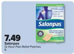 PharmaChoice Salonpas 12 Hour Pain Relief Patches offer