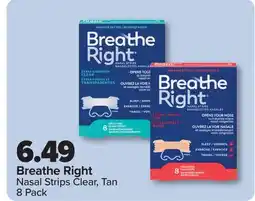 PharmaChoice Breathe Right Nasal Strips Clear, Tan offer