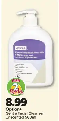 PharmaChoice Option+ Gentle Facial Cleanser Unscented offer