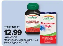 PharmaChoice Jamieson Magnesium, Magnesium + D3 offer