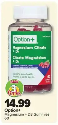 PharmaChoice Option+ Magnesium + D3 Gummies offer
