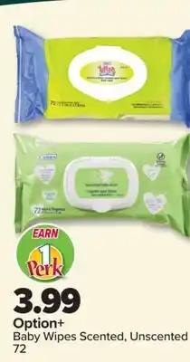 PharmaChoice Option+ Baby Wipes offer