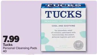 PharmaChoice Tucks Personal Cleansing Pads offer