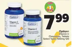 PharmaChoice Option+ Vitamin C offer